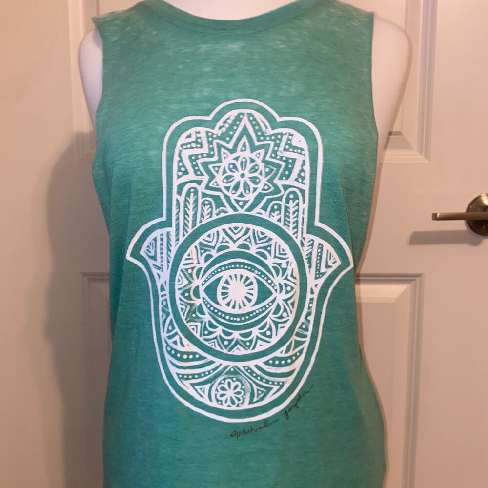 Spiritual Gangster Tank Top Hamsa Hand